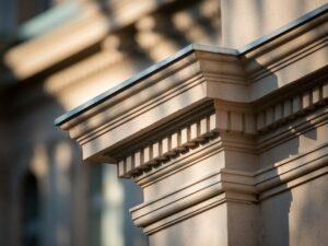 Architektoniczny detal gzyms