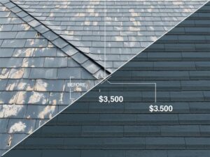 Dach przed malowaniem