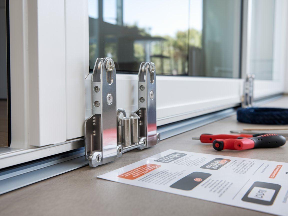 Drzwi przesuwne z samodomykaczem