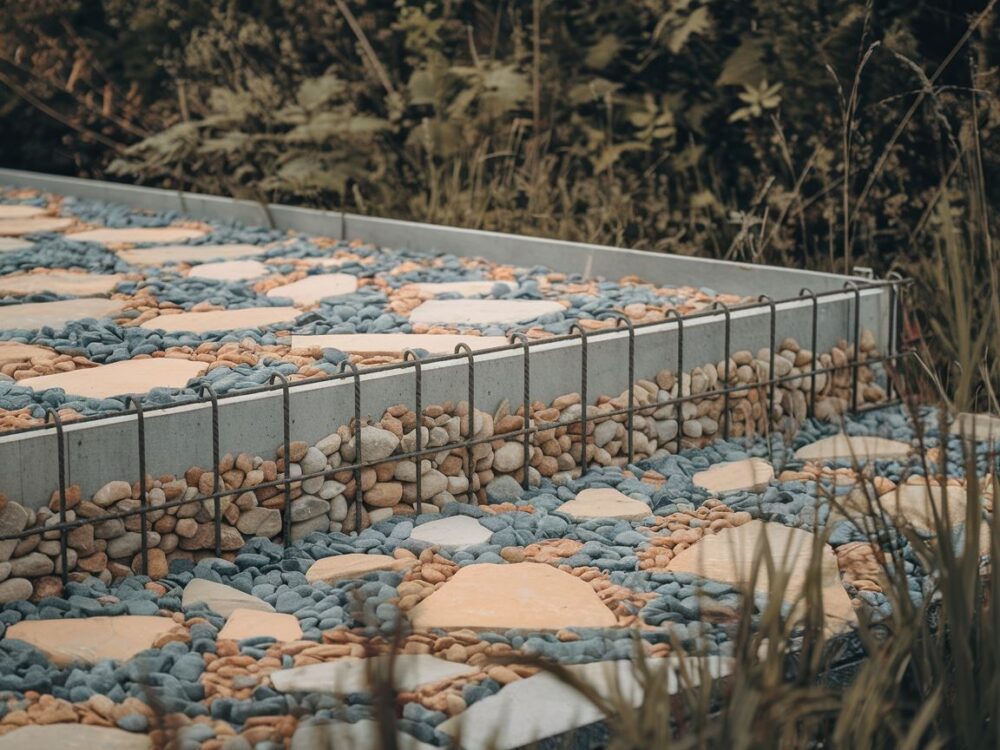 Geotekstylna tkanina przy fundamentach