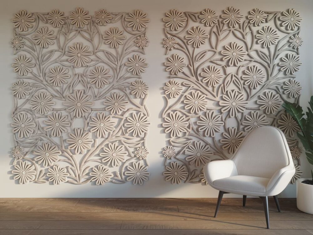 Gipsowanie ściany w stylu artystycznym