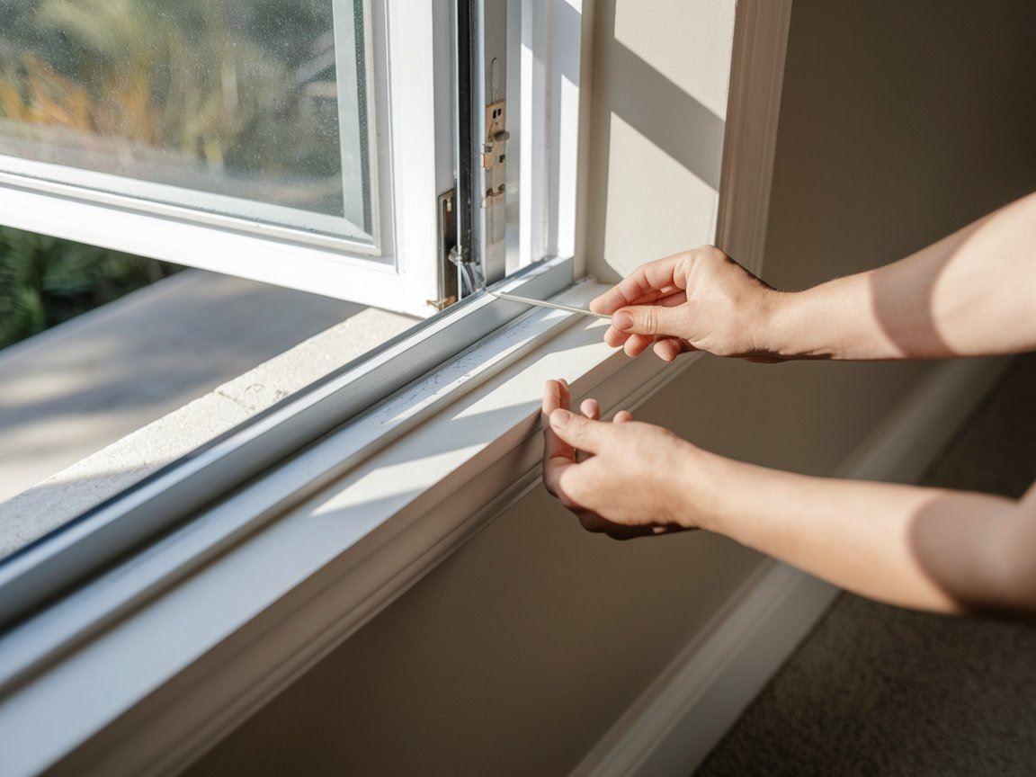 Inspekcja okna pod kątem nieszczelności