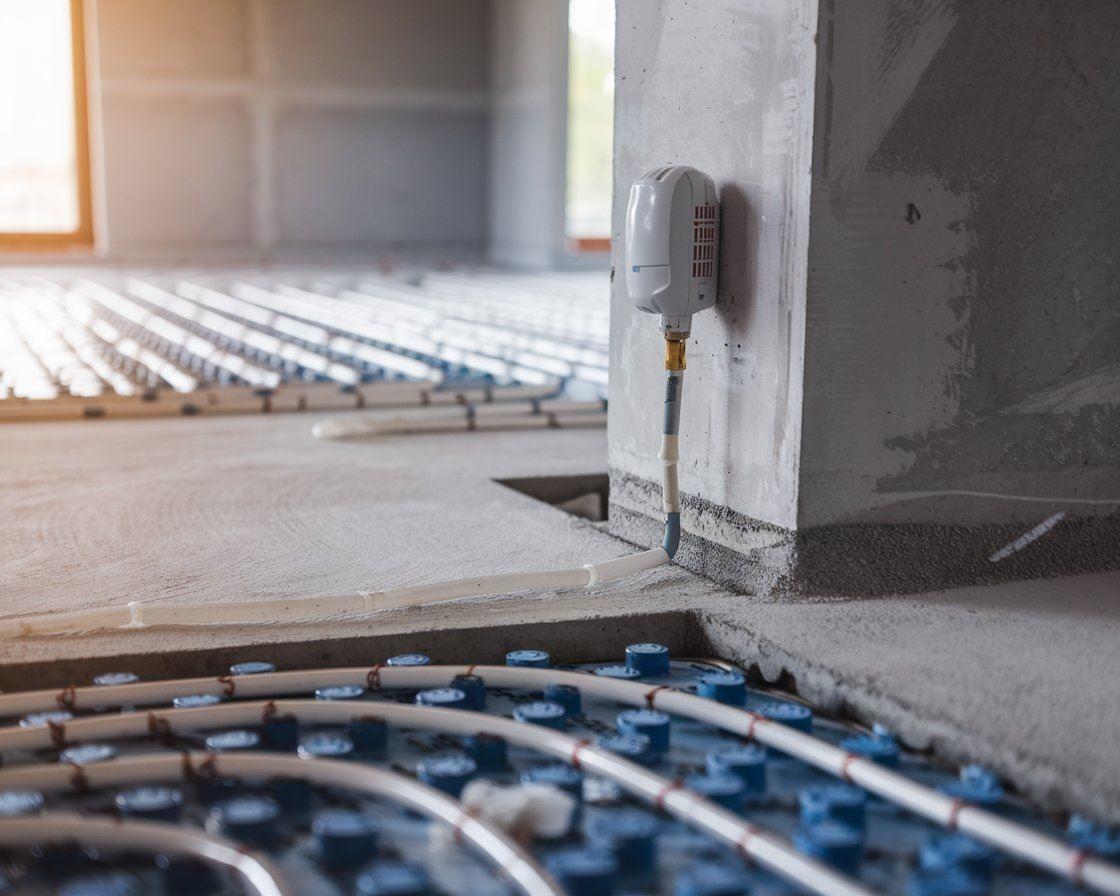 Instalacja ogrzewania podłogowego w nowoczesnym domu