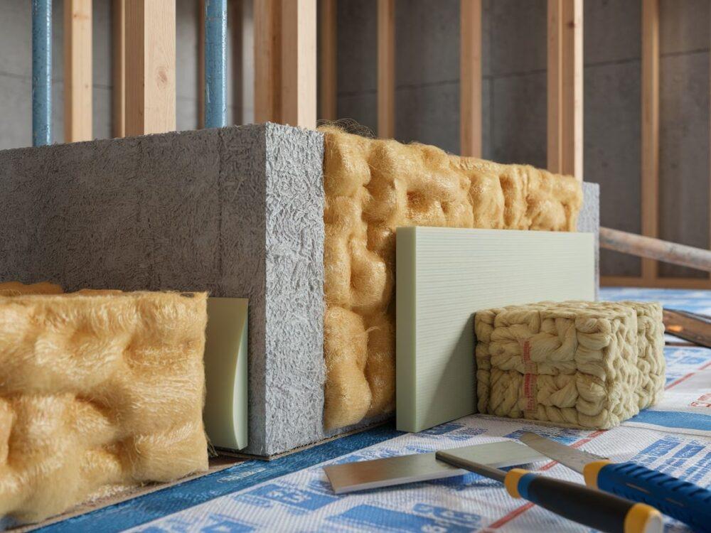 Izolacja fundamentów w trakcie budowy