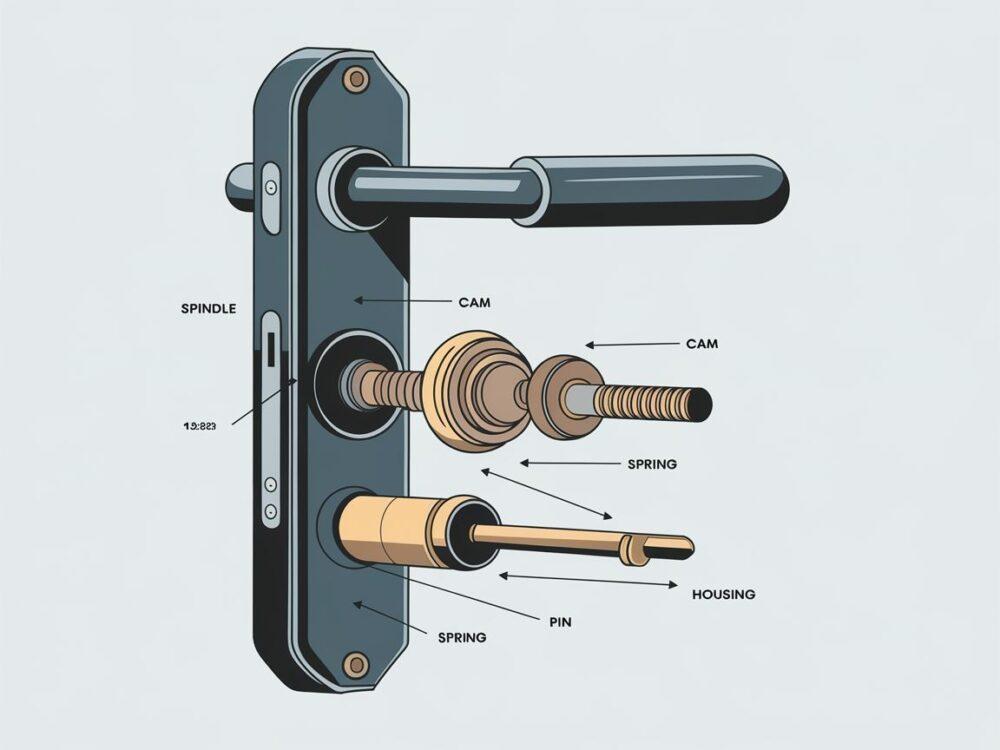 Jak odkręcić trzpień w klamce