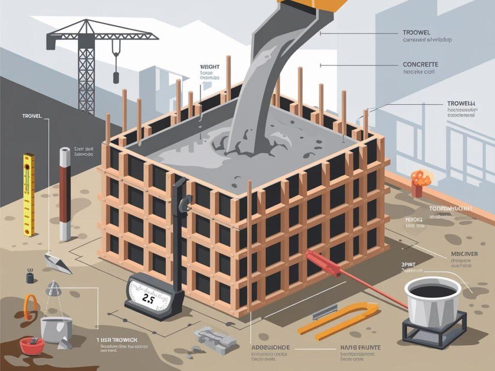 Kubik betonu w roli materiału budowlanego