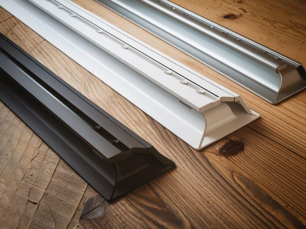 Metalowy parapet po malowaniu