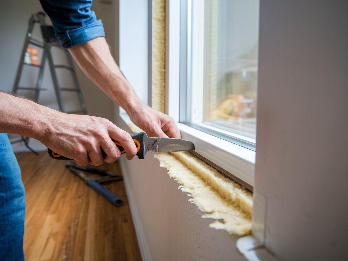 Montaż uszczelnień przy oknach