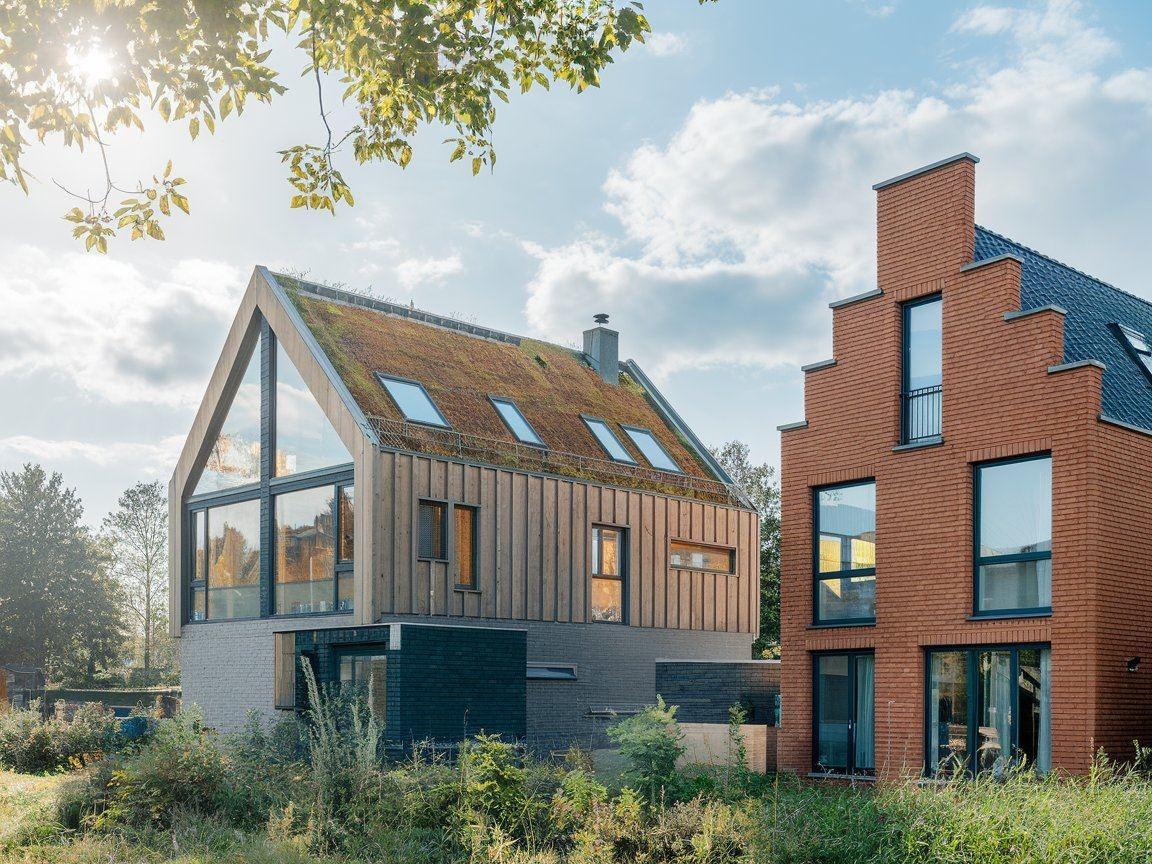 Nowoczesny dom szkieletowy z widokiem