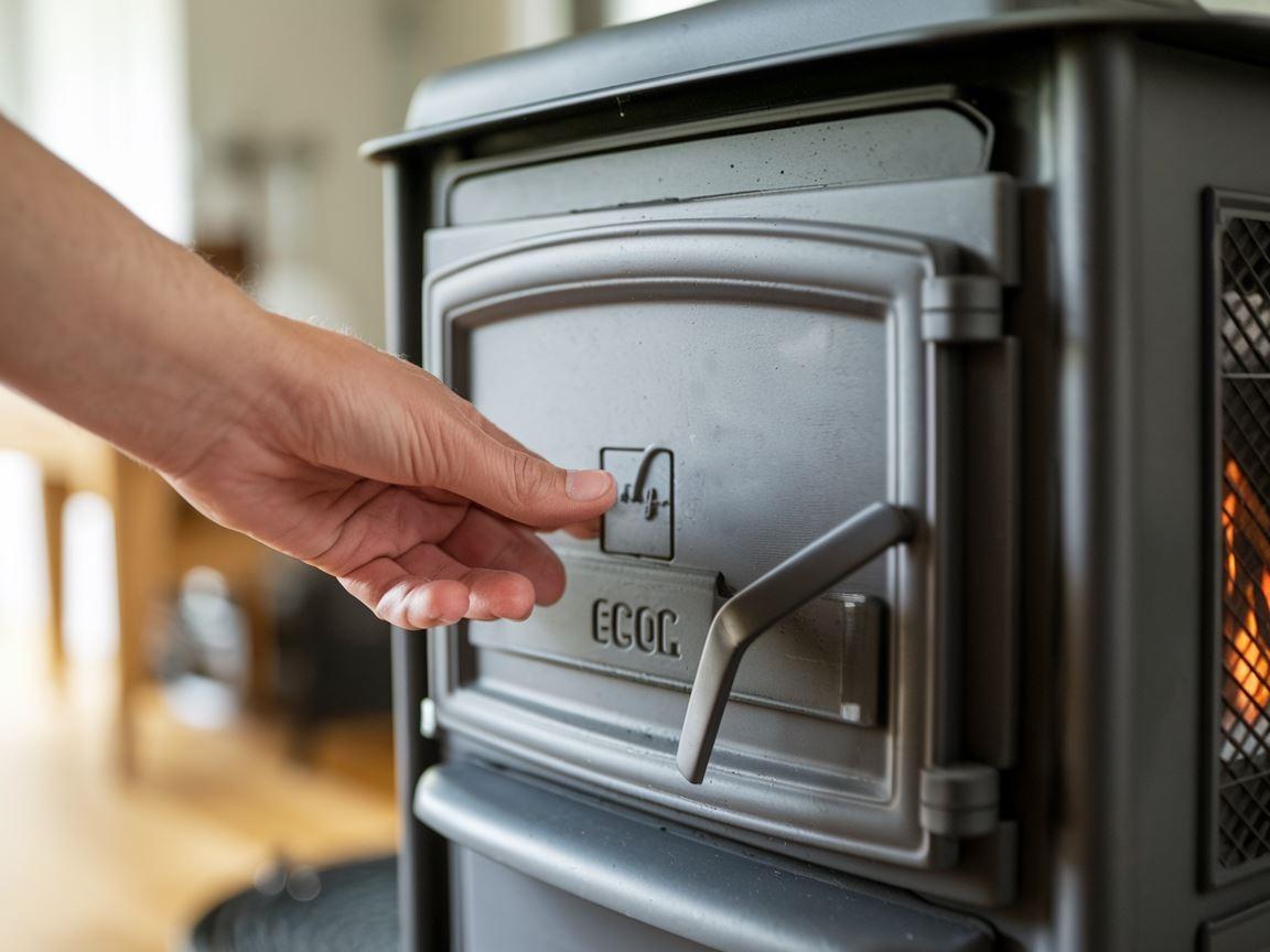 Piec na ekogroszek – wyłączanie podajnika