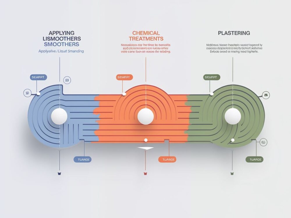 Proces wyrównywania powierzchni ściany