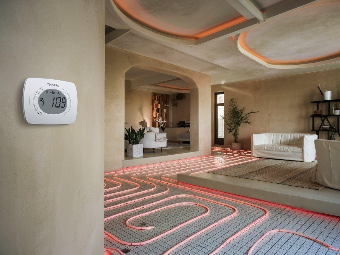 Termostat cyfrowy w systemie ogrzewania podłogowego