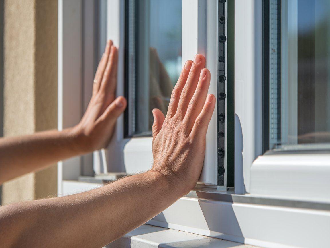 Testowanie szczelności okna