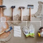 Tynk żywiczny na ścianie przed usunięciem