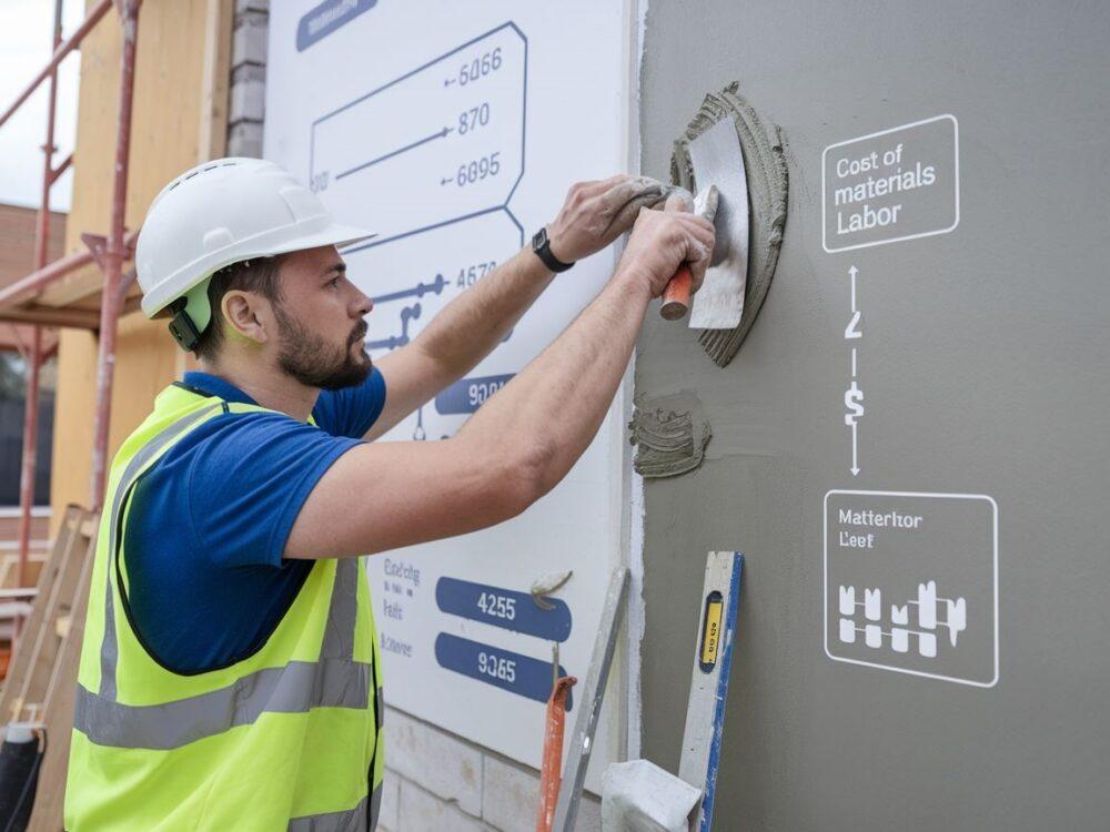 Tynkowanie z wykorzystaniem rusztowania