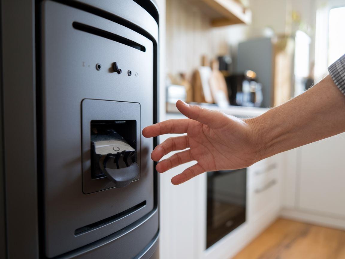 Ustawienia ekogroszka i podajnika w piecu