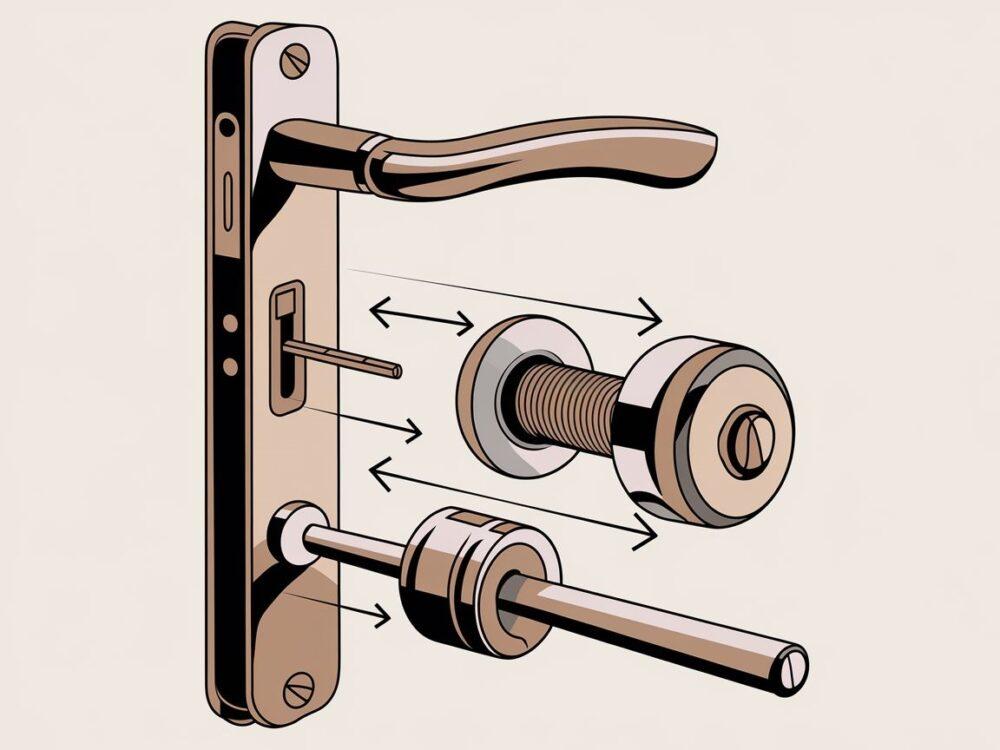 Usuwanie trzpienia z klamki