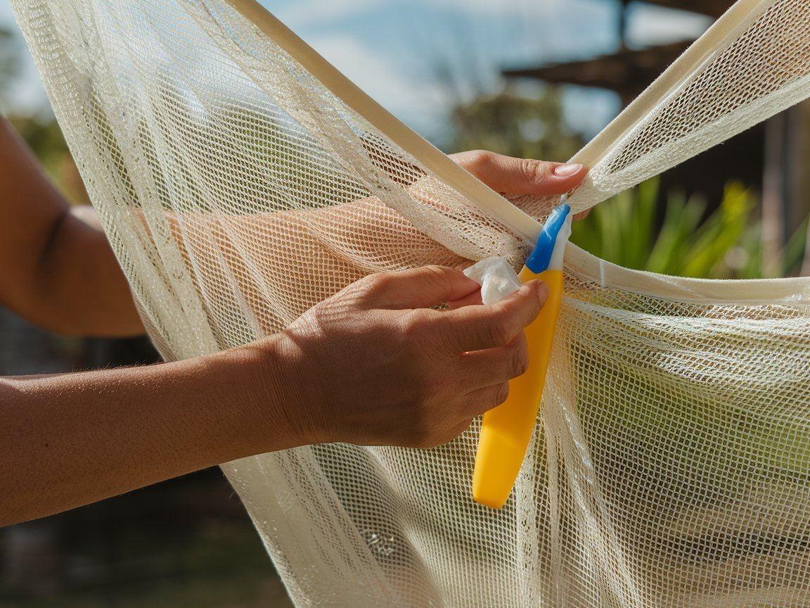 Utrzymanie moskitiery w czystości