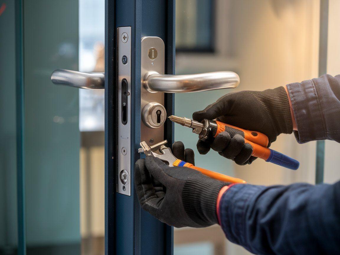Wymiana zamka w drzwiach