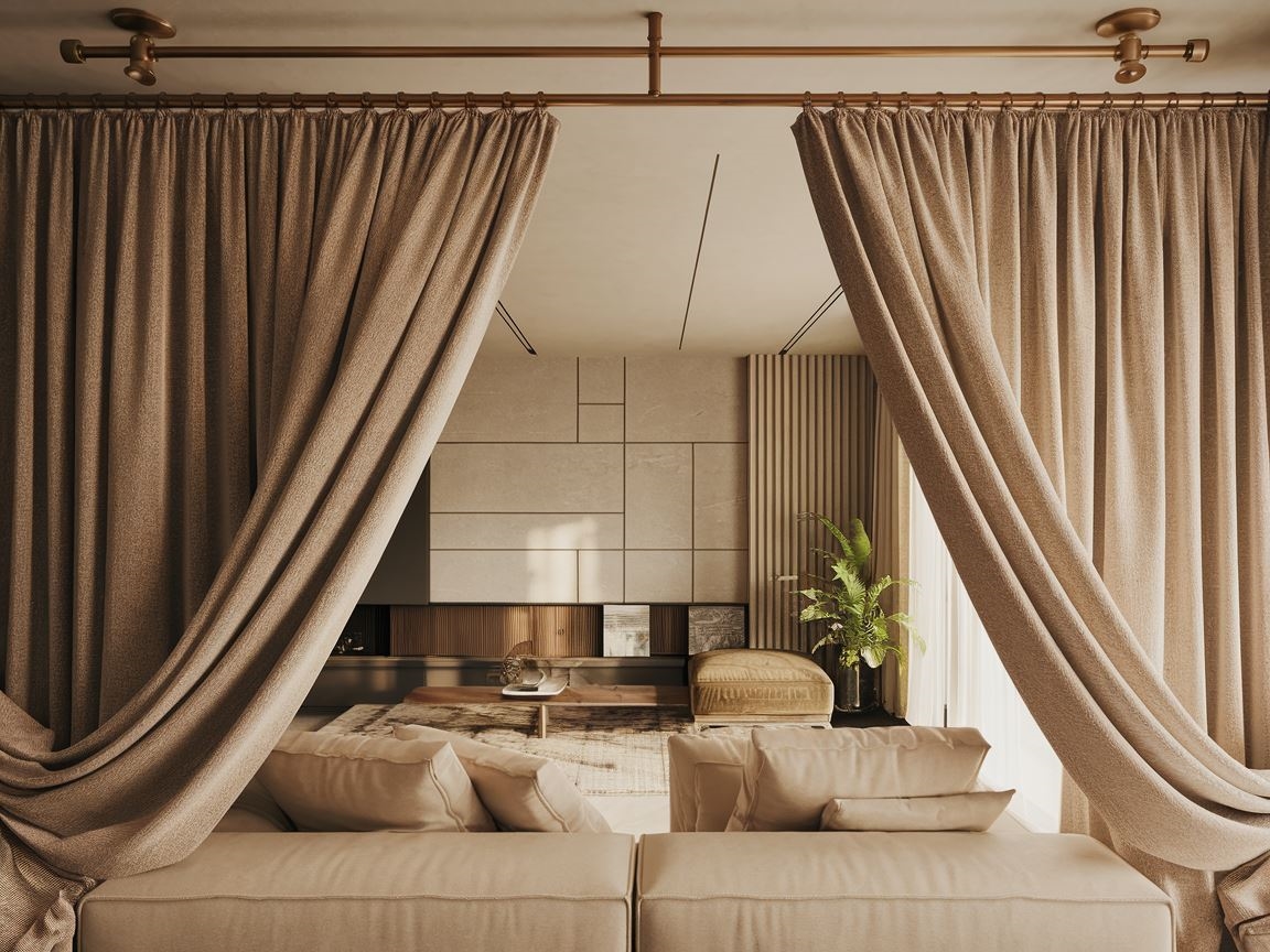 Wysokość karnisza w salonie