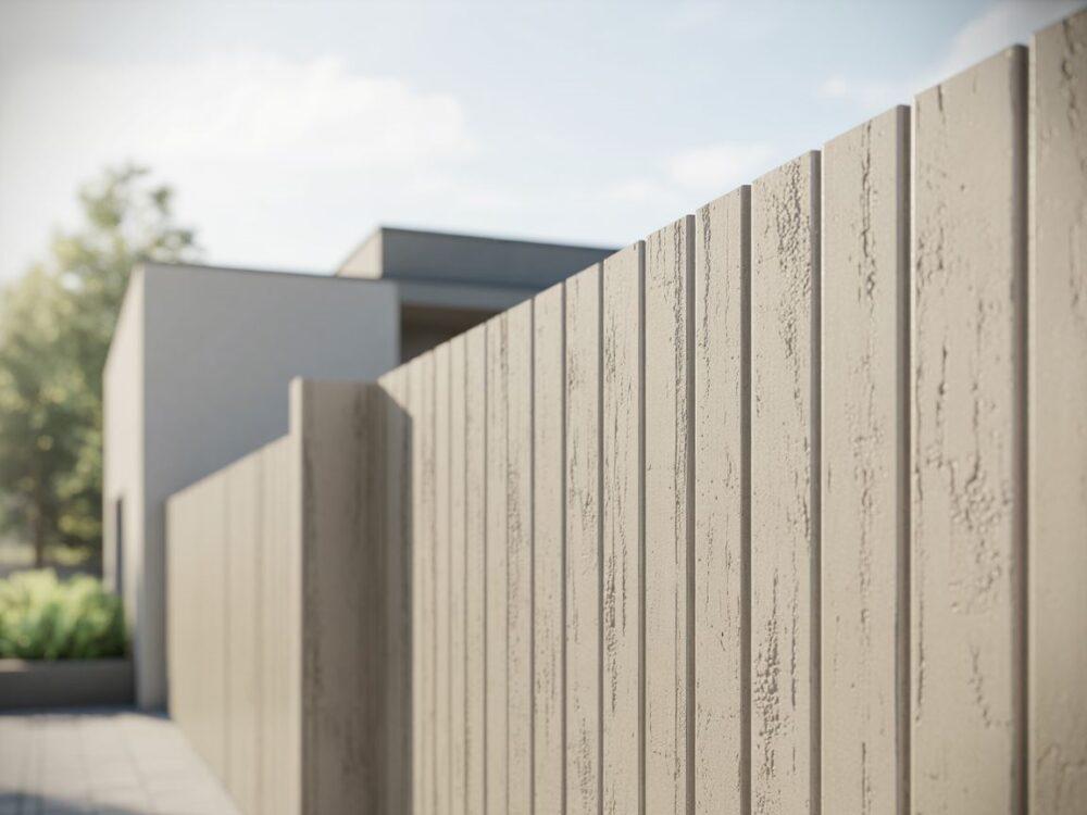 Betonowy mur nowoczesny