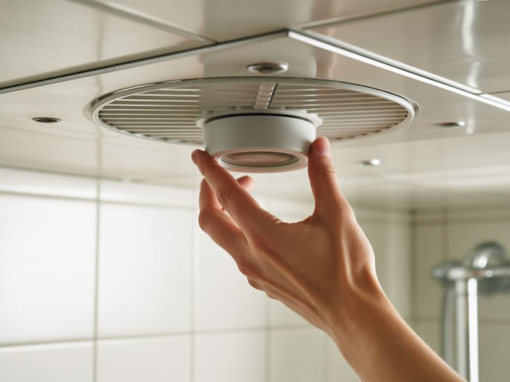 Cichy wentylator łazienkowy