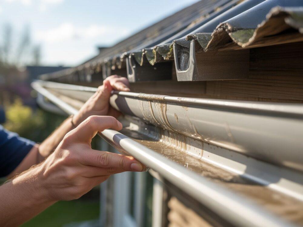 Czyszczenie plastikowych rynien