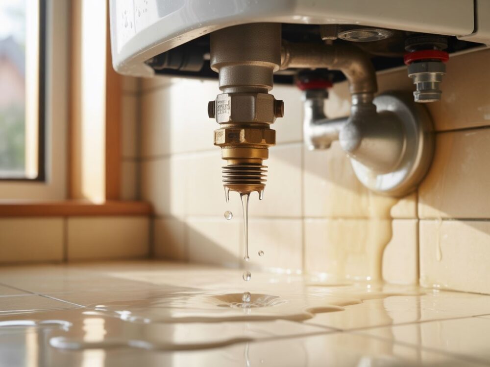 Domowy bojler cieknięcie