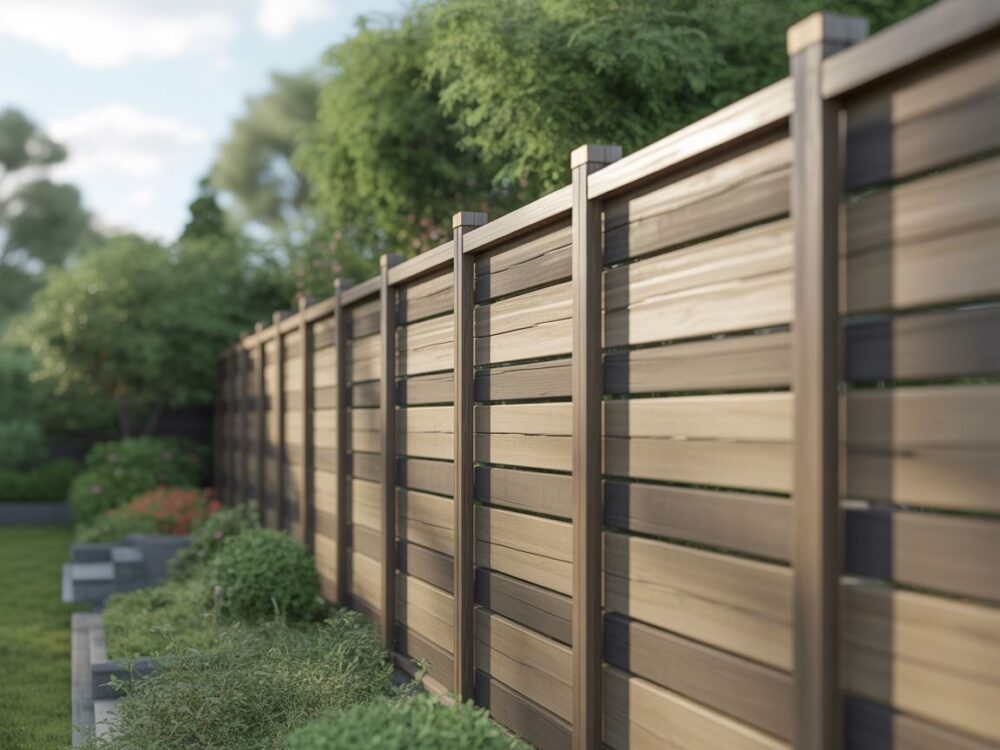 Drewniana brama pozioma