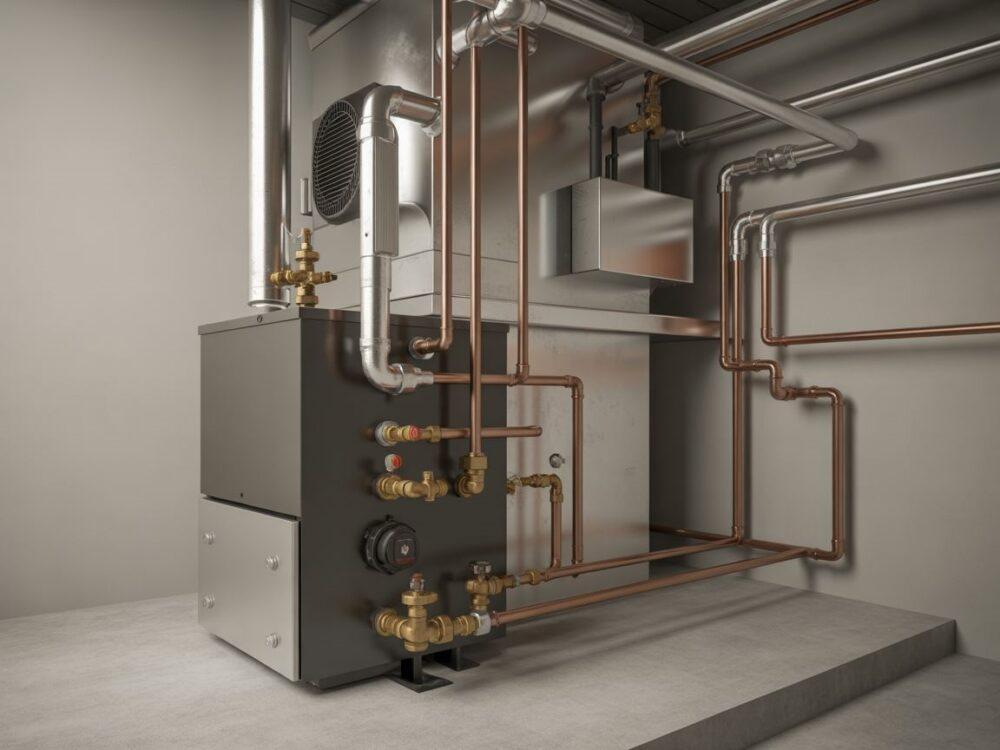 Instalacja hybrydowa ogrzewania