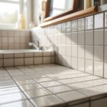 Jasne kafelki łazienkowe