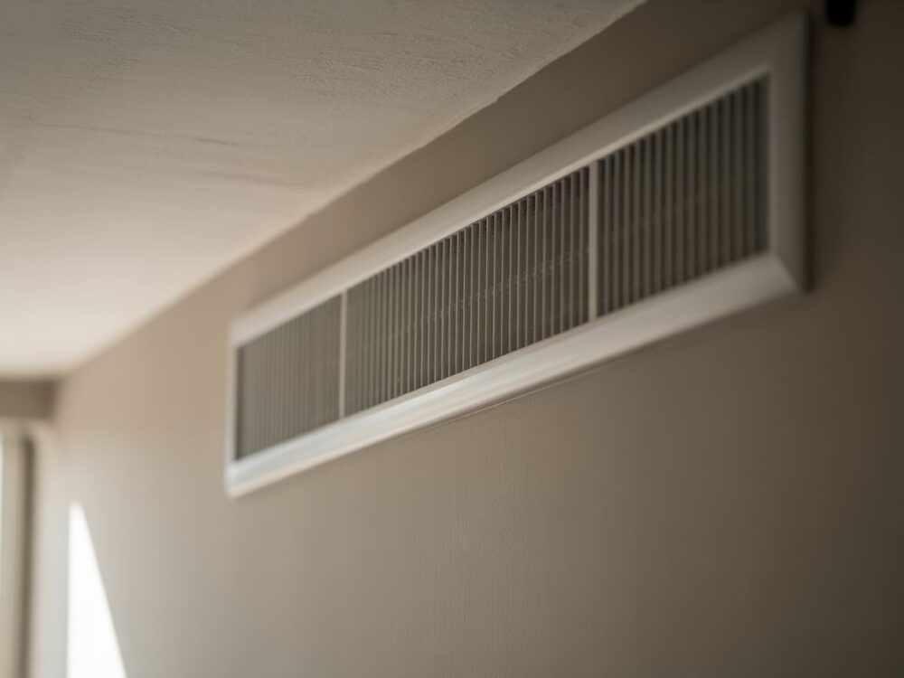 Kratka wentylacyjna na ścianie