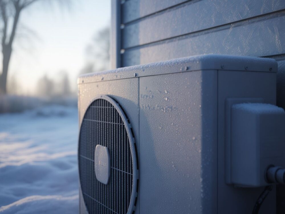 Lód na jednostce zewnętrznej