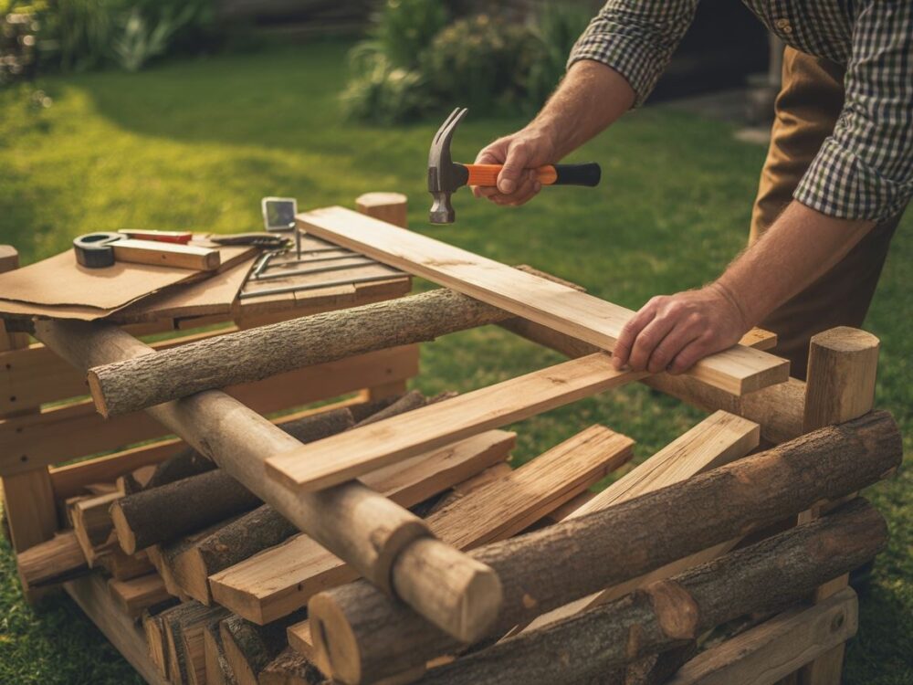 Materiały do drewutni