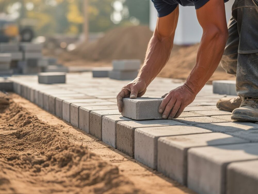 Montaż kostki brukowej