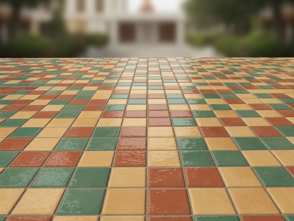 Montaż płytek z kierunkiem