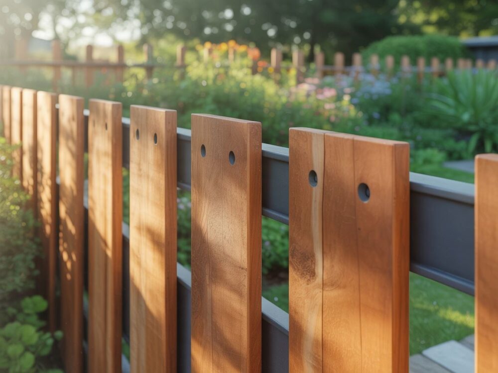 Nowoczesne ogrodzenie działki