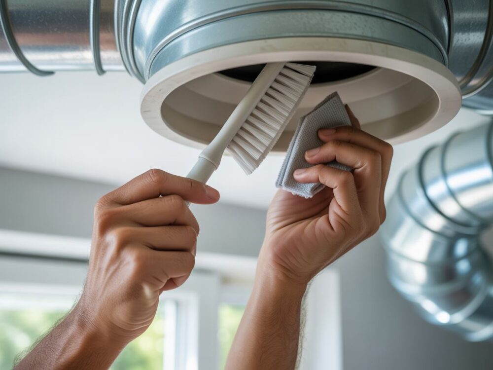 Odkurzanie kratki wentylacyjnej