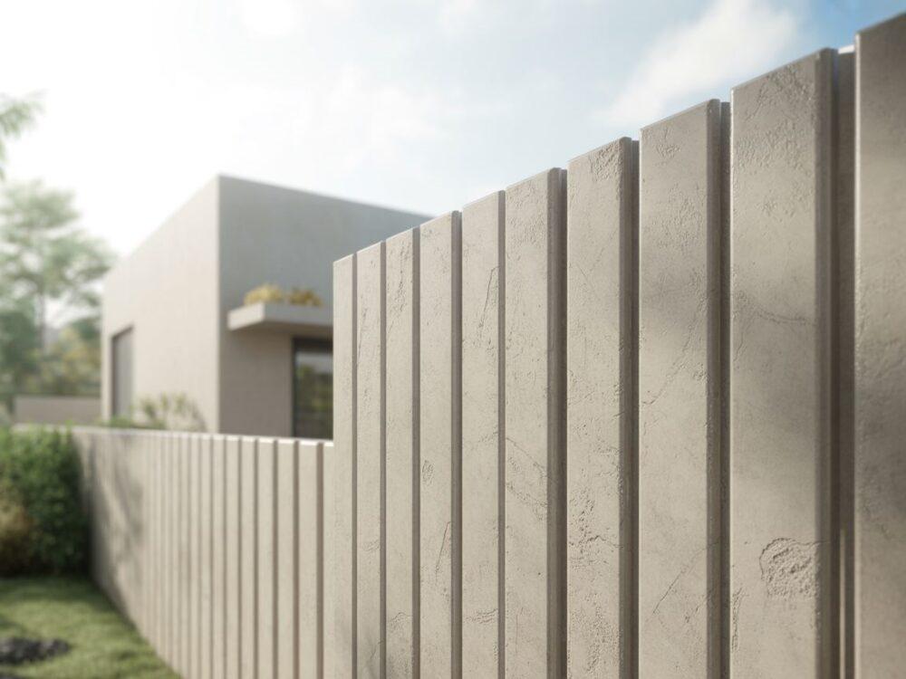 Ogrodzenie betonowe styl