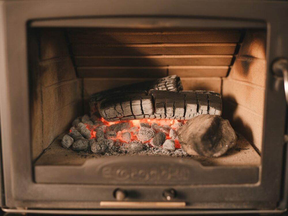 Piec na ekogroszek z paliwem