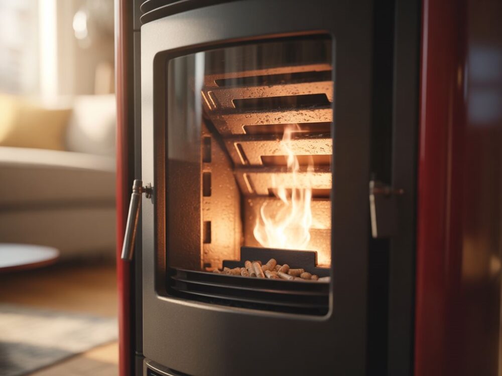 Piec na pellet nawiew