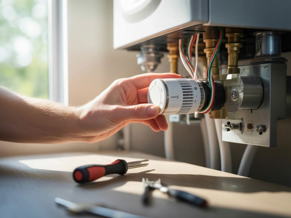 Połączenie elektryczne bojler