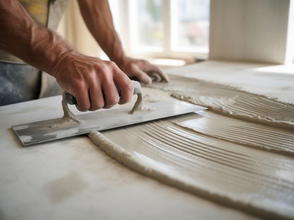 Ręczna obróbka tynku