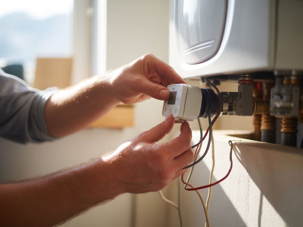 Schemat podłączenia termostatu