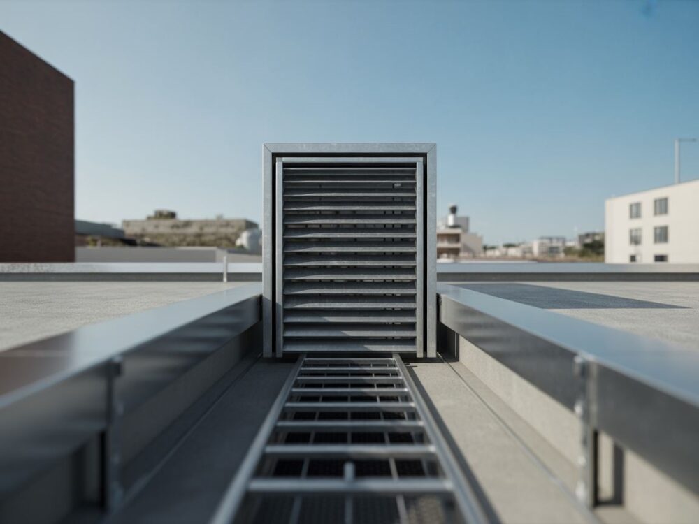 Schemat wentylacji grawitacyjnej