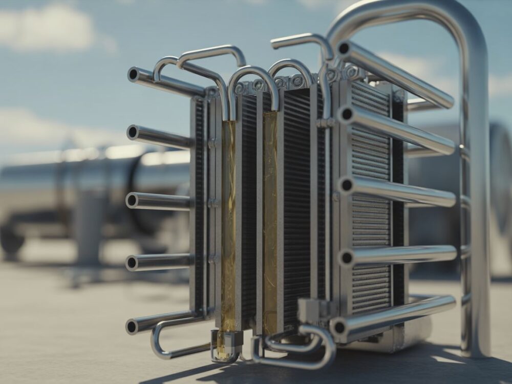 Schemat wymiennika ciepła