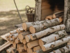 Sezonowane drewno brzozy