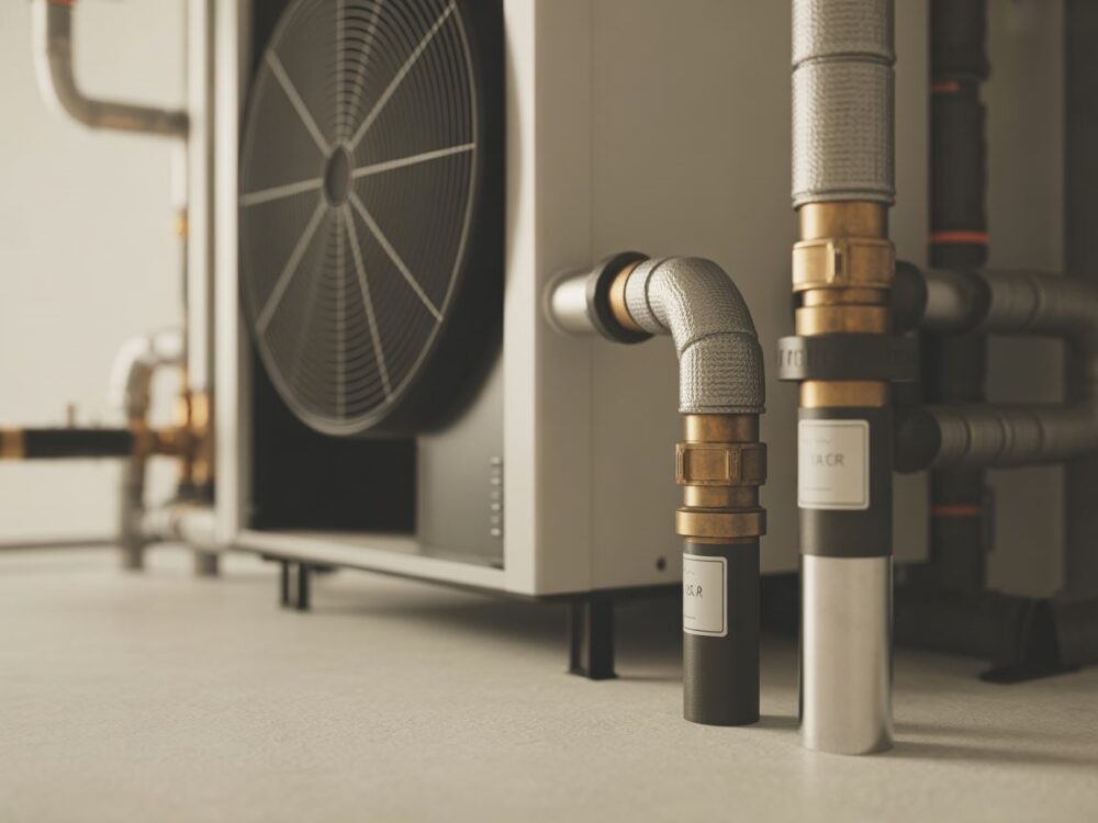 Średnica rury pompy ciepła