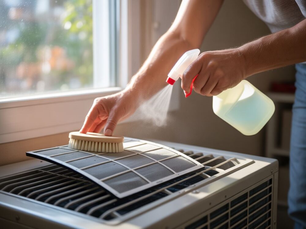 Usuwanie pleśni z klimy