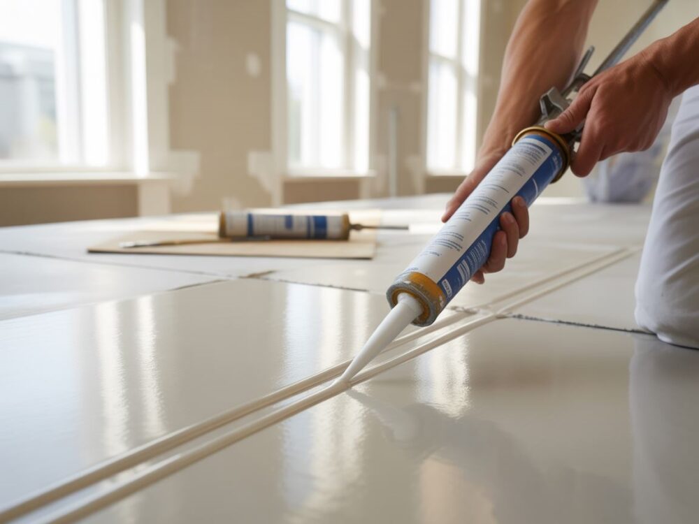 Uszczelnianie płyt gipsowych